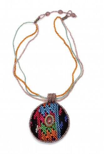 Huipil Pendant Necklace Huipil Pendant Necklace